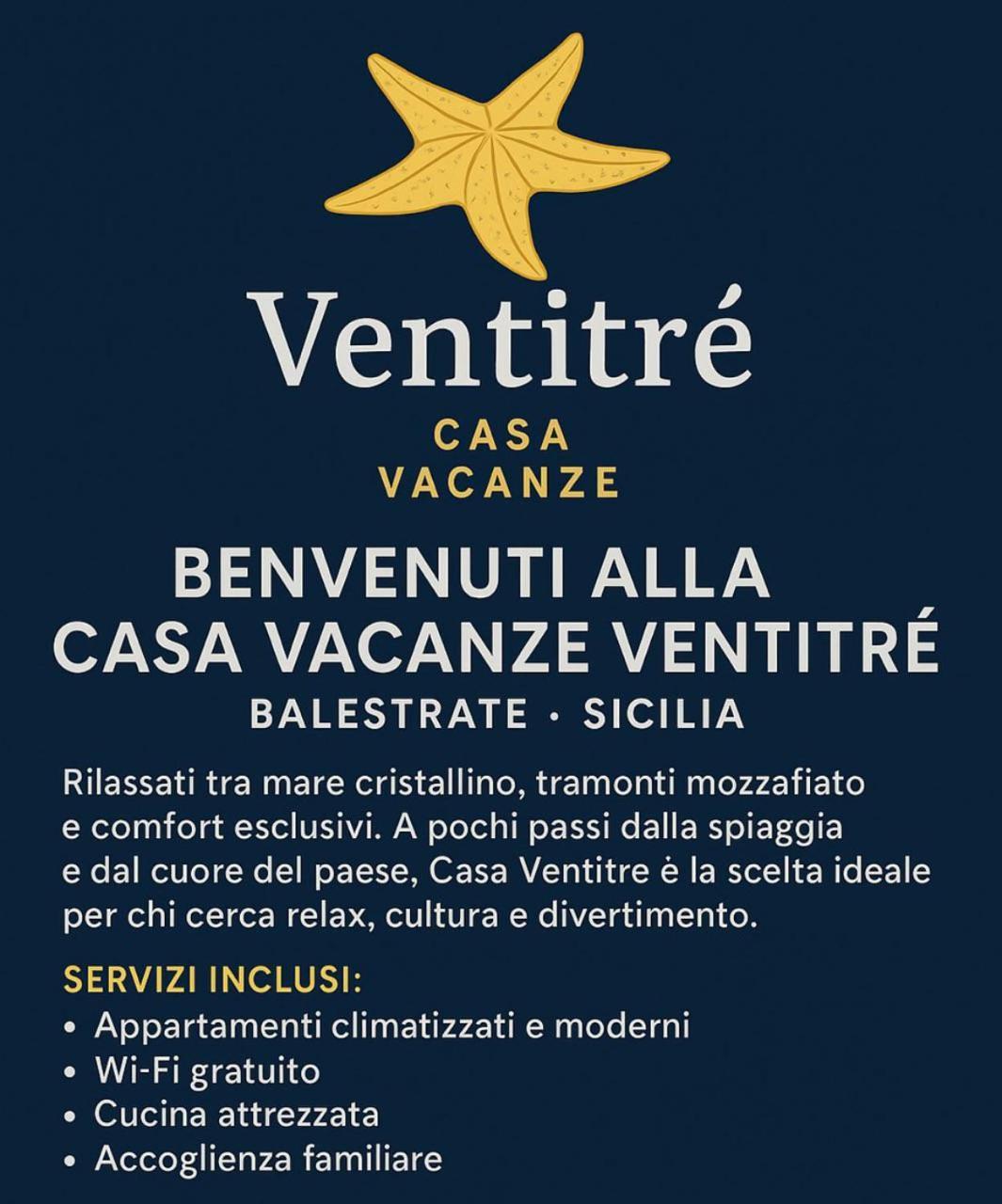 Vila Casa Ventitre Balestrate Exteriér fotografie